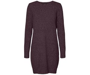 VERO MODA Vestido Corto de Punto para Mujer VMDOFFY, Winetasting., L