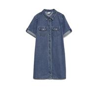 VERO MODA Vestido de Mezclilla Femenino VMJENNIE Vestido Corto, Medio De Mezclilla Azul, XL