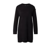 Vero Moda VMSABA LS O-NECK BUTTON DRESS GA S Negro