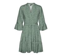 VERO MODA Vestido esmeralda / blanco 38 esmeralda / blanco