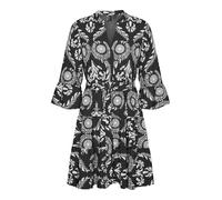 VERO MODA Vestido negro / blanco 34 negro / blanco