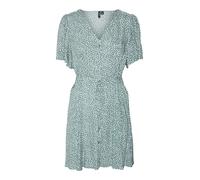VERO MODA Vestido 'VMAlba' verde pastel / blanco, Talla 40