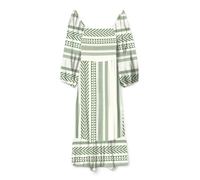 VERO MODA Vestido 'VMDICTHE' kiwi / blanco 36 kiwi / blanco
