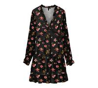 VERO MODA Vestido 'VMSMila' pino / rosa / negro 36 pino / rosa / negro