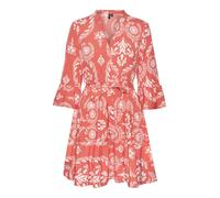 VERO MODA Vestido 'ZERA' naranja / blanco 34 naranja / blanco