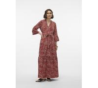 VERO MODA Vestido 'ZERA' rojizo / blanco 34 rojizo / blanco
