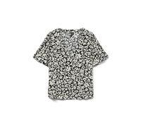 VERO MODA Vmalba SS V-Neck Shirt WVN Ga Noos, Negro, XS