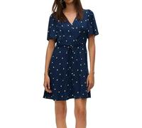 VERO MODA Vmalba SS Short Dress Wvn Ga Noos, Azul Marino, M Mujeres