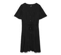 VERO MODA VMAlba - Vestido Corto de Viscosa para Mujer, Negro, XL