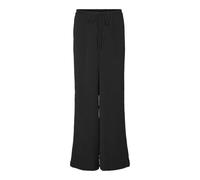 VERO MODA Vmalva H/W Wide Pant Wvn Ga Pantalones de Tela, Negro, M Mujeres