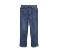 VERO MODA Vmamara Mr Slim Straight ANK Vi3513, Medio De Mezclilla Azul, 28W / 34L