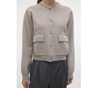 Vero Moda VMAPPLE LS O-NECK BOMBER CARDIGAN GA XS Beige