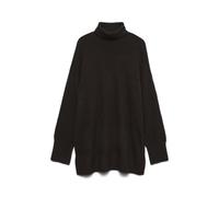 VERO MODA Vmaquarius LS Highneck Long Pullover BF Jersey, Pastel de Chocolate, L para Mujer