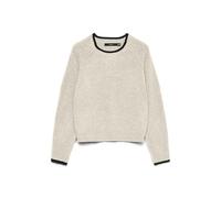 VERO MODA Vmaquarius LS O-Neck Raglan Pullover BF Jersey, Abedul, S para Mujer
