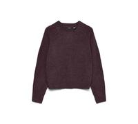 VERO MODA Vmaquarius LS O-Neck Raglan Pullover BF Jersey, Winetasting, XS para Mujer