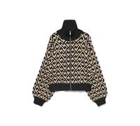 VERO MODA Vmaria LS Highneck Zipper Bomber Jacket, Negro, L para Mujer