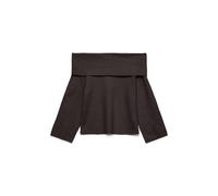 VERO MODA Vmaries LS Offshoulder Pullover BF Jersey, Pastel de Chocolate, S para Mujer