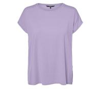 VERO MODA Vmava Plain SS Top Ga Jrs Noos Camiseta, Pastel Lilac, L Mujeres