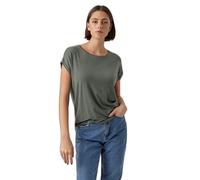 VERO MODA Vmava Plain SS Top Gajrs Noos, Camiseta Mujer, Laurel Wreath, L