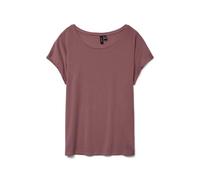 VERO MODA Vmava Plain SS Top Gajrs Noos, Camiseta Mujer, Marrón, XS