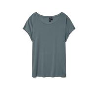 VERO MODA Vmava Plain SS Top Gajrs Noos, Camiseta Mujer, North Atlantic, XL