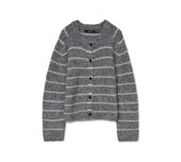 VERO MODA Vmawesome Shine LS O-NCK Stripe Card Boo, Gris Oscuro, XS para Mujer