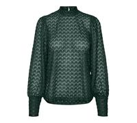 VERO MODA Vmbecca LS High Neck Lace Top Jrs Noos, Pine Grove, XS Mujeres