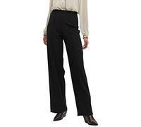 VERO MODA Vmbecky HR Wide Pull On Pant Pantaln de Vestir, Negro, XS / 30L para Mujer