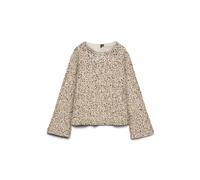 VERO MODA Vmbella LS Boatneck Sq Top JRS Ga, Piedra Pumice., M