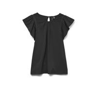VERO MODA Vmbella SS Lace Top Wvn Ga Noos, Negro, L Mujeres