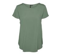 VERO MODA Vmbella SS Top Wvn Ga Noos, Color Verde, S para Mujer