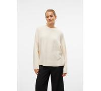 Vero Moda VMBOOM LS O-NECK PULLOVER GA NOOS L Blanco