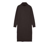 VERO MODA Vmboom LS Vestido de Cuello Alto para Mujer Ga Noos, Pastel de Chocolate, M