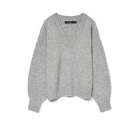 VERO MODA Vmboom Noos LS V-Neck Jersey, Gris Claro, L