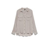 Vero Moda Vmbumpy Camiseta de Manga Larga para Mujer, Lenteja Marrón, XS
