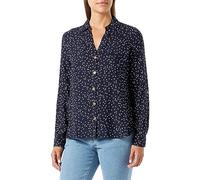 VERO MODA Vmbumpy-Camiseta (Talla L/S) Manga Larga, Blazer Azul Marino/AOP:Bumpy Dot, M para Mujer