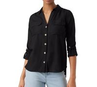 Vero Moda Vmbumpy L/S Shirt New Noos, Blusas Mujer, Black, S