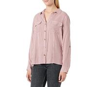 Vero Moda Vmbumpy L/S Shirt New Noos, Blusas Mujer, Snow White/Stripes: Dry Rose, S