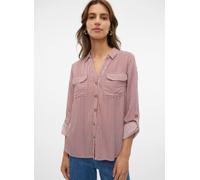 Vero Moda Vmbumpy L/S Shirt New Wvn Ga Noos XS Rojo