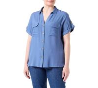 VERO MODA Vmbumpy S/S Camiseta Wvn Ga Noos Blusas, Color Azul, M para Mujer