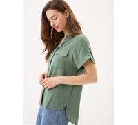 Vero Moda Vmbumpy Ss Shirt Wvn Noos M Gris