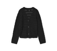 VERO MODA Vmcalla LS V-Neck Cardigan Noos, Negro, S para Mujer