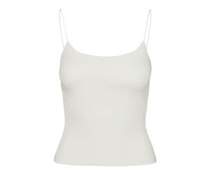VERO MODA Vmcam Short Singlet JRS Noos Camiseta de Tirantes para Mujer, Blanco, XXL