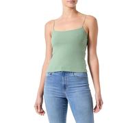 VERO MODA Vmcam Short Singlet Jrs Noos Top, Color Verde, S para Mujer