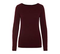 VERO MODA VMCARE Mujer Structure LS O-Neck Blou Ga Noos Jersey, Port Royale, L (EU)