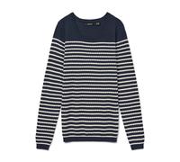 Vero Moda Vmcare Structure LS O-Neck Blou Noos, Azul Marino, S