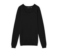 VERO MODA Vmcare Structure Ls O-neck Blouse Noos - Suéter para mujer, color negro, talla 38 (talla fabricante: M)