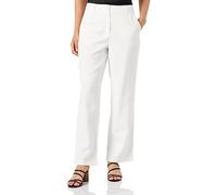 VERO MODA VMCARMEN HR Straight Pant Noos Pantalones, Snow White, XXL/30 De Las Mujeres