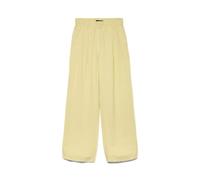 VERO MODA Vmcarmen HW Wide Pleat Pull-On Pant, Plátano Pálido, MW x 32L