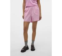 Vero Moda VMCHARLOTTE MW STRIPE SHORTS WVN GA M Rosa